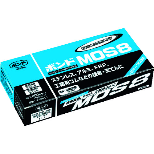 【TRUSCO】コニシ　ＭＯＳ８　２００ｇセット　＃４６８１１